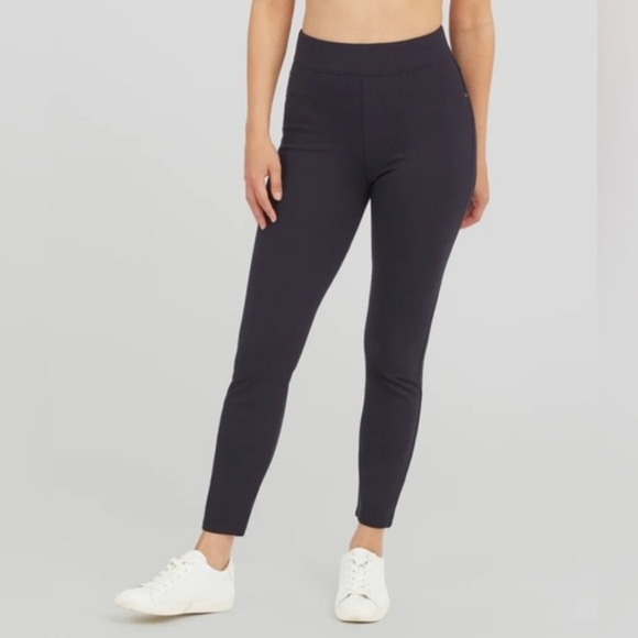 *HOST PICK* NWOT Spanx The Perfect Pant Ankle 4-Pocket. Navy Blue. Small Petite. - Picture 1 of 13